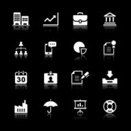 White Icons Set