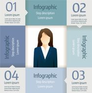Step infographic business diagram