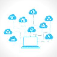 technology using online work concept