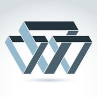 Abstract icon abstract symbol vector graphic design element