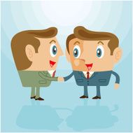 Men who shake hands