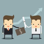 businessman contract