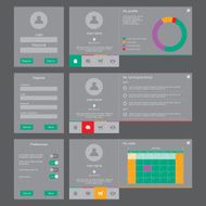 UI and UX vector kit