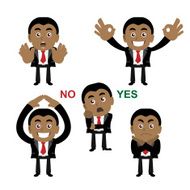 Set of businessman Yes or no N2