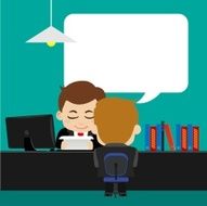 Job interview concept