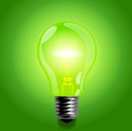 Green Light Bulb N2