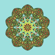 Mandala Floral ethnic abstract decorative elements
