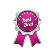 Best Deal Pink Vector Icon Design N2