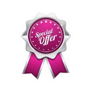 Special Offer Pink Vector Icon Design N2