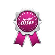 Special Offer Pink Vector Icon Design N3