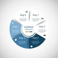 Vector circle infographic N10