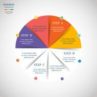 Vector circle infographic N13