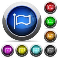 Flag button set