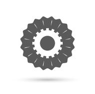 Cog settings sign icon Cogwheel gear symbol