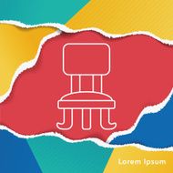 chair line icon N13