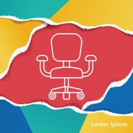 chair line icon N14