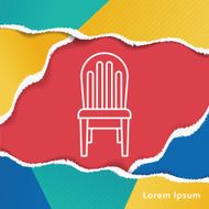 chair line icon N16