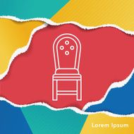 chair line icon N17