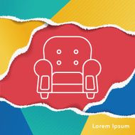 chair line icon N19