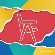 chair line icon N21