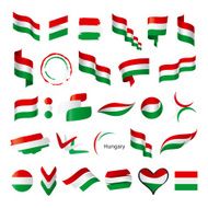 biggest collection of vector flags Hungary