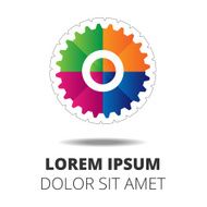 Abstract color circle