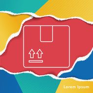 logistics freight line icon N8
