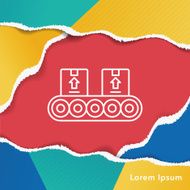 logistics freight line icon N11