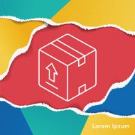 logistics freight line icon N15