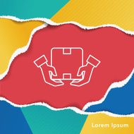logistics freight line icon N16