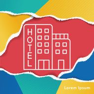 hotel line icon N3