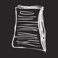 Simple doodle of a page