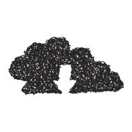 Simple doodle of a cloud