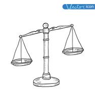 scales icon vector illustration N9