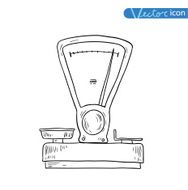 scales icon vector illustration N11