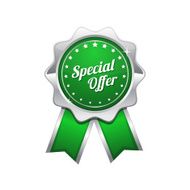 Special Offer Green Vector Icon Design N2