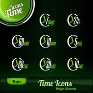 Vector Time Icons