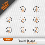 Vector Time Icons N3