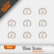 Vector Time Icons N4