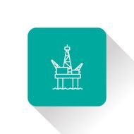 Oil platform icon