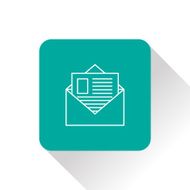 Open mail icon