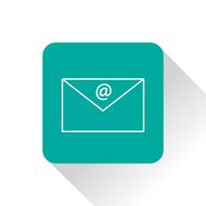 vector icon of mail N2