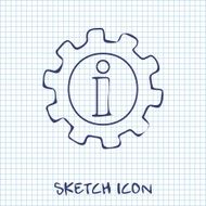 Technical information web icon vector illustration N3