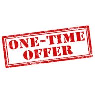 One-Time Offer