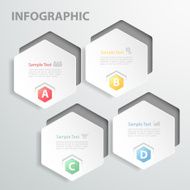 Design template Infographic 4 steps for business concept N4