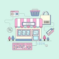 online shopping concept N2