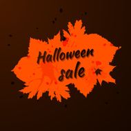 Halloween sale banner