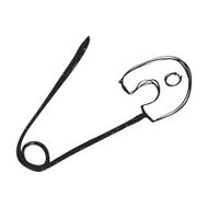 Simple doodle of a safety pin