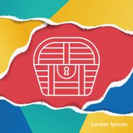 Treasure line icon N2