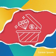Treasure line icon N3